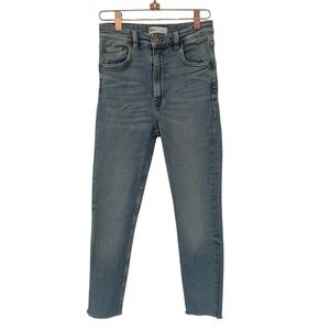 Zara High Rise Blue Jeans